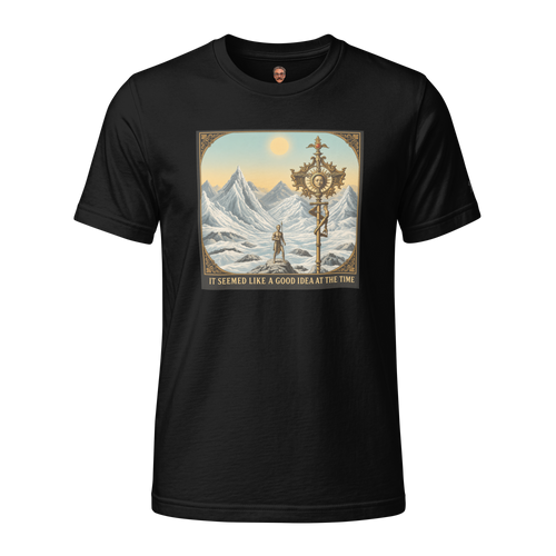 "IT SEEMED LIKE A GOOD IDEA AT THE TIME" Fine Jersey T-Shirt